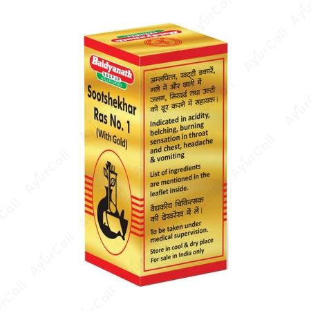 Baidyanath Sutshekhar Ras Gold (10 Nos)