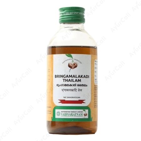 Vaidyaratnam Bhringamalakadi Thailam (200 ML)