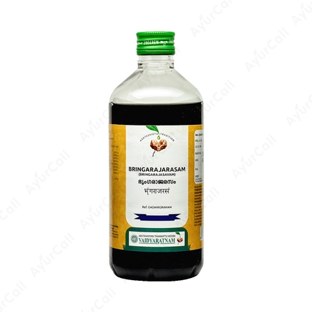 Vaidyaratnam Bringarajasavam (Bhringarajarasam) (450 ML)