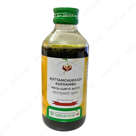 Vaidyaratnam Kottamchukkadi Kuzhampu (200 ML)