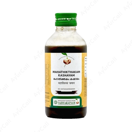 Vaidyaratnam Mahathikthakam Kashayam (200 ML)