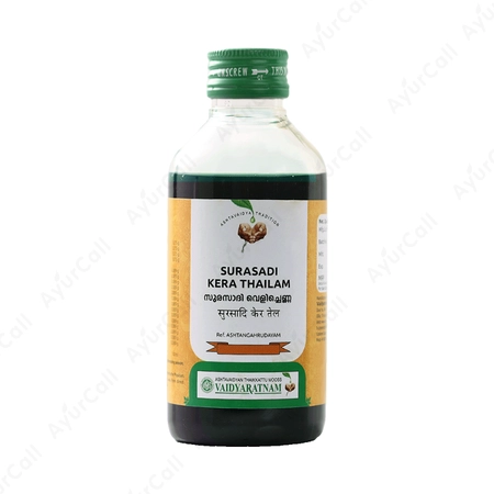 Vaidyaratnam Surasadi  Kera Thailam (200 ML)