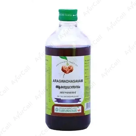 Vaidyaratnam Aragwadhasavam (450 ML)