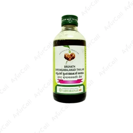 Vaidyaratnam Brihath  Bhringamalakadi Thailam (200 ML)
