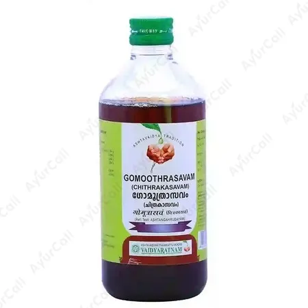 Vaidyaratnam Gomoothrasavam (Chithrakasavam) (450 ML)