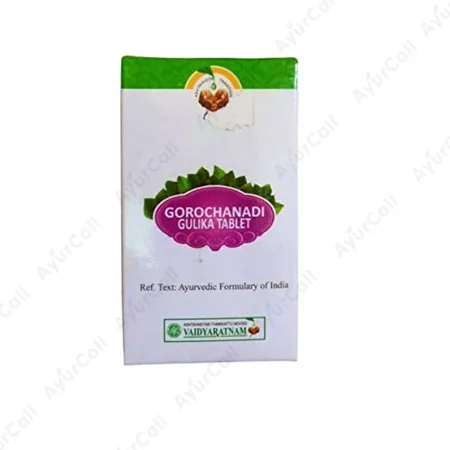 Vaidyaratnam Gorochanadi Gulika (10 Nos)