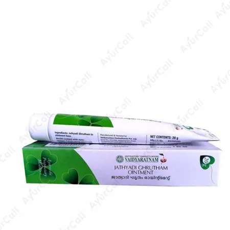 Vaidyaratnam Jathyadi Ghrutham Ointment (20 GM)