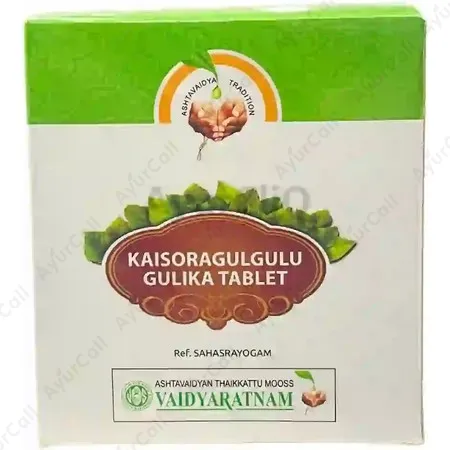 Vaidyaratnam Kaisoragulgulu Gulika (10 Nos)
