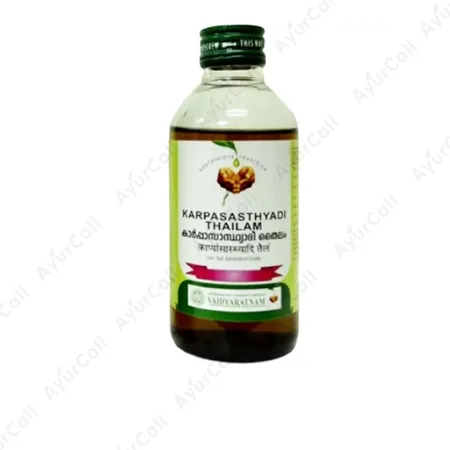 Vaidyaratnam Karpasasthyadi Thailam (200 ML)