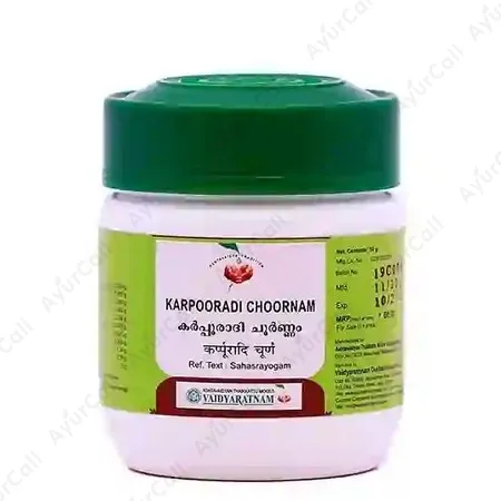 Vaidyaratnam Karpooradi Choornam (50 GM)