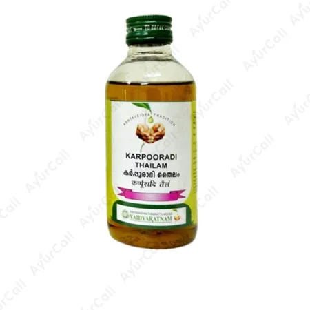 Vaidyaratnam Karpooradithailam (200 ML)