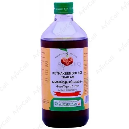 Vaidyaratnam Kethakeemooladi Thailam (450 ML)