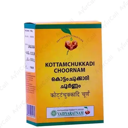 Vaidyaratnam Kottamchukkadi Choornam (100 GM)