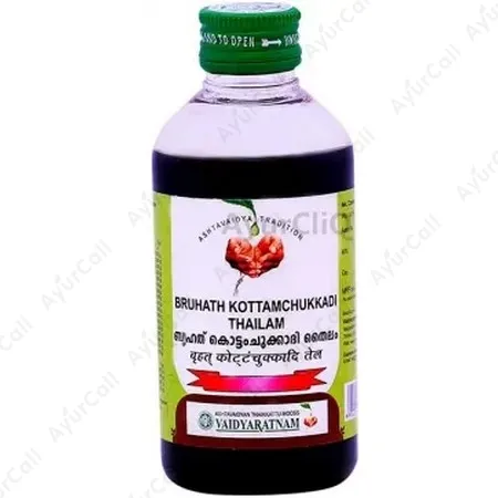 Vaidyaratnam Kottamchukkadi Thailam (200 ML)