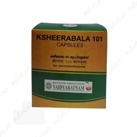 Vaidyaratnam Ksheerabala 101 Soft Gel Capsule (10 Nos)