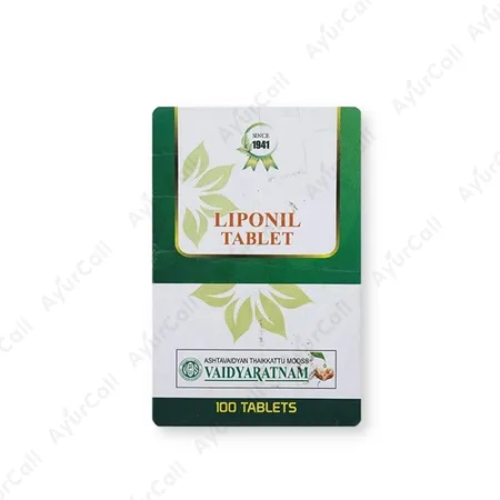 Vaidyaratnam Liponil Tablets (10 Nos)