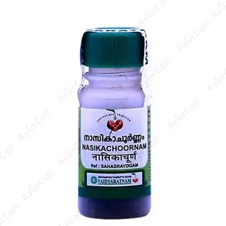 Vaidyaratnam Nasika Choornam (2 GM)