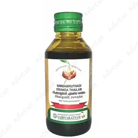 Vaidyaratnam Nimbamrithadi Eranda Thailam (100 ML)