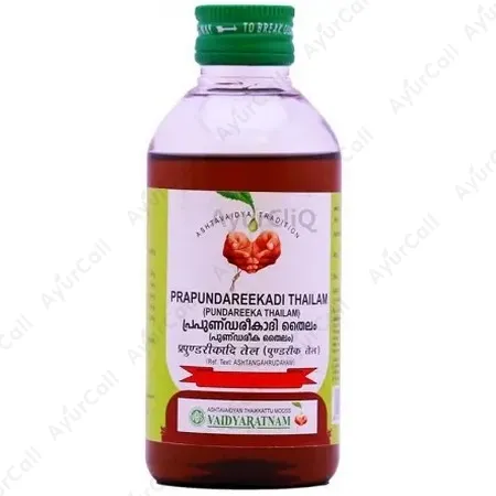 Vaidyaratnam Prapundareekadi Thailam (Pundareeka Thailam) (200 ML)