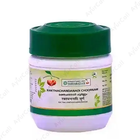 Vaidyaratnam Rakthachandana Choornam (50 GM)