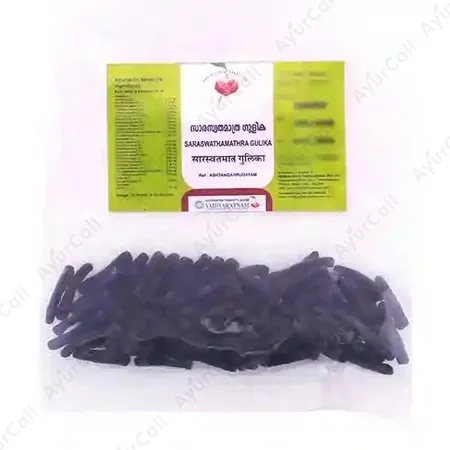 Vaidyaratnam Saraswathamathra Gulika (100 Nos)