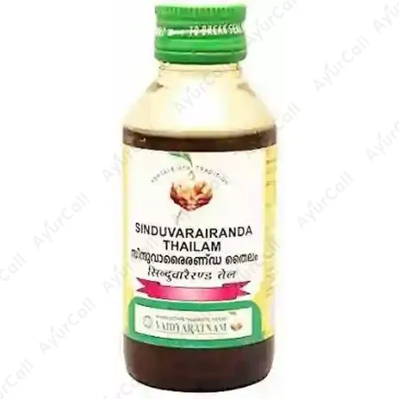 Vaidyaratnam Sinduvarairandam Thailam (100 ML)