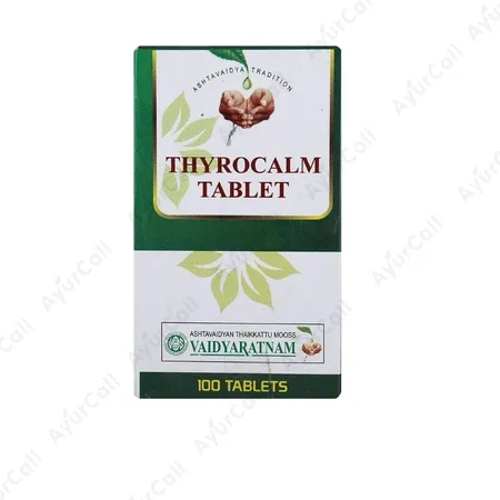 Vaidyaratnam Thyrocalm Tablets (10 Nos)