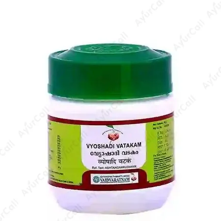 Vaidyaratnam Vyoshadi Vatakam (50 GM)