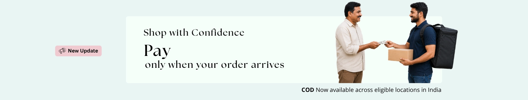 Bringing Ayurveda to your door — now with Cash on Delivery!