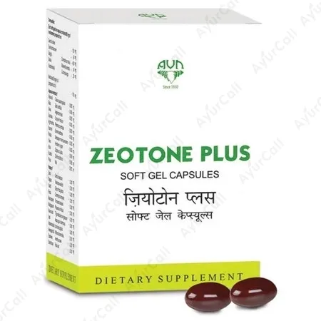 AVN Ayurveda Zeotone Plus Soft Gel Capsule (10 Nos)