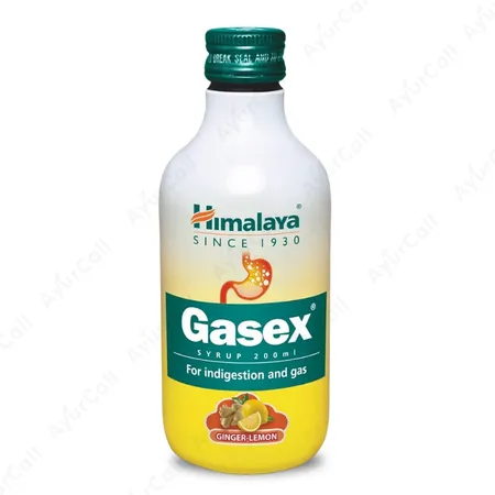 Himalaya Gasex Syrup (Ginger Lemon) (200 ML)