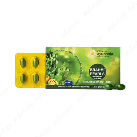 Kerala Ayurveda Brahmi Pearls Capsule (40 Nos)