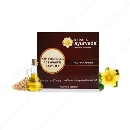 Kerala Ayurveda Ksheerabala 101 Avarti Capsule (100 Nos)
