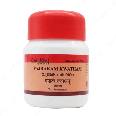 Kottakkal Vajrakam Kwatham Tablet   (60 Nos)