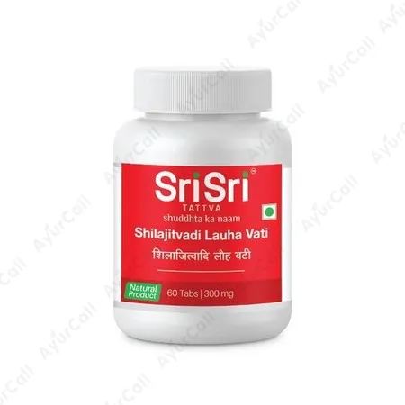 Sri Sri Tattva Shilajitvadi Lauha Vati (60 Nos)