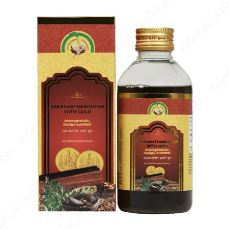 Vaidyaratnam Saraswatharishtam Gold (100 ML)