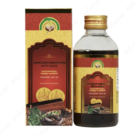 Vaidyaratnam Saraswatharishtam Gold (200 ML)