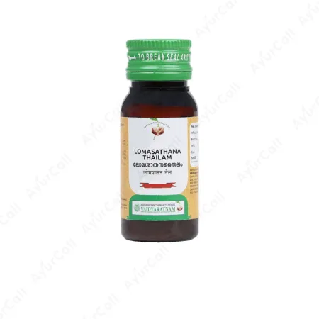 Vaidyaratnam Lomasathana Thailam (25 ML)