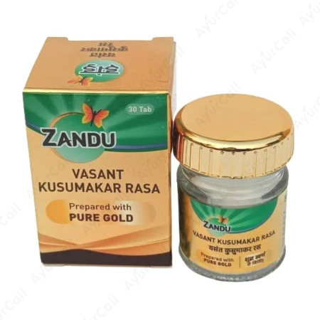 Zandu Vasant Kusumakar Ras Gold (30 Nos)